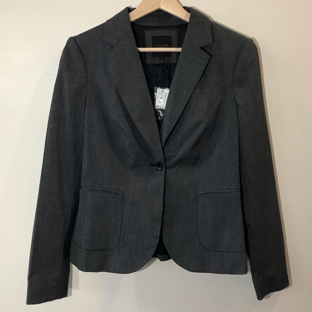 The Limited • 6 • One Button Blazer Coat Suit Jacket